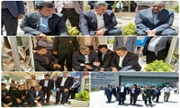 ادای احترام رئیس سازمان امور عشایر ایران به شهدا و سیدشهدای عشایری 